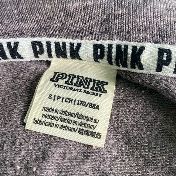 PINK quarter zip sweater- Size S - Picture 3 of 3